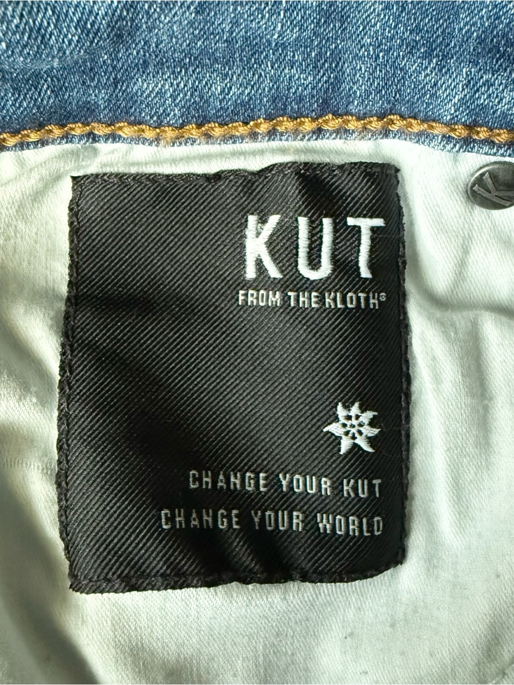 Kut From The Kloth Mia High Rise Fab Ab Toothpick Distressed Skinny Jeans Size 8 - Picture 7 of 8